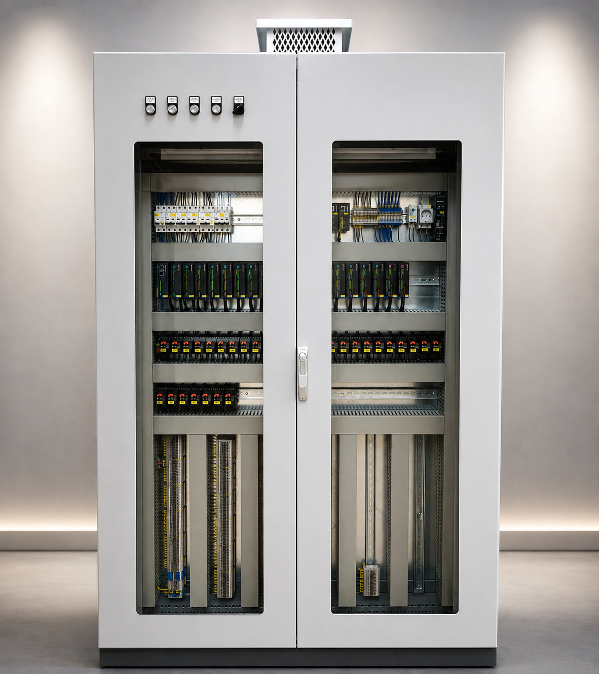 TEI Fabrika PLC-SCADA Otomasyon Panosu Genel Görünüm