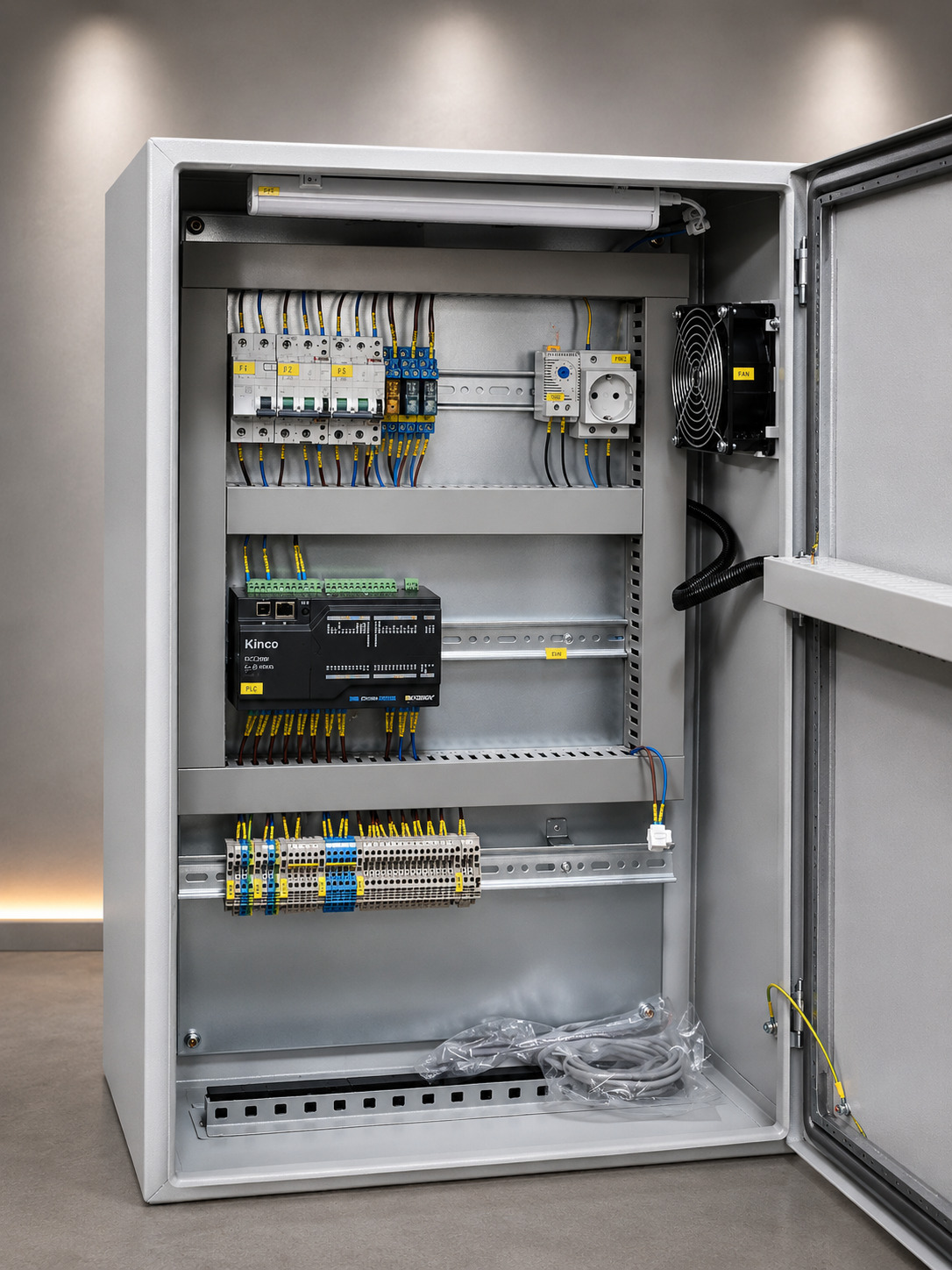 YÜCEL BORU GES SCADA Panosu Genel Görünüm